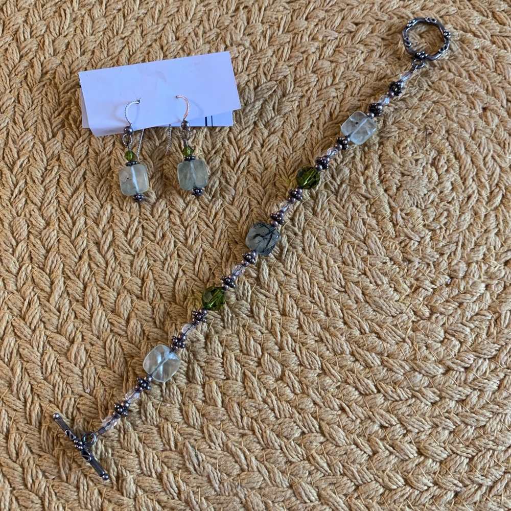 Earring and Bracelet Set